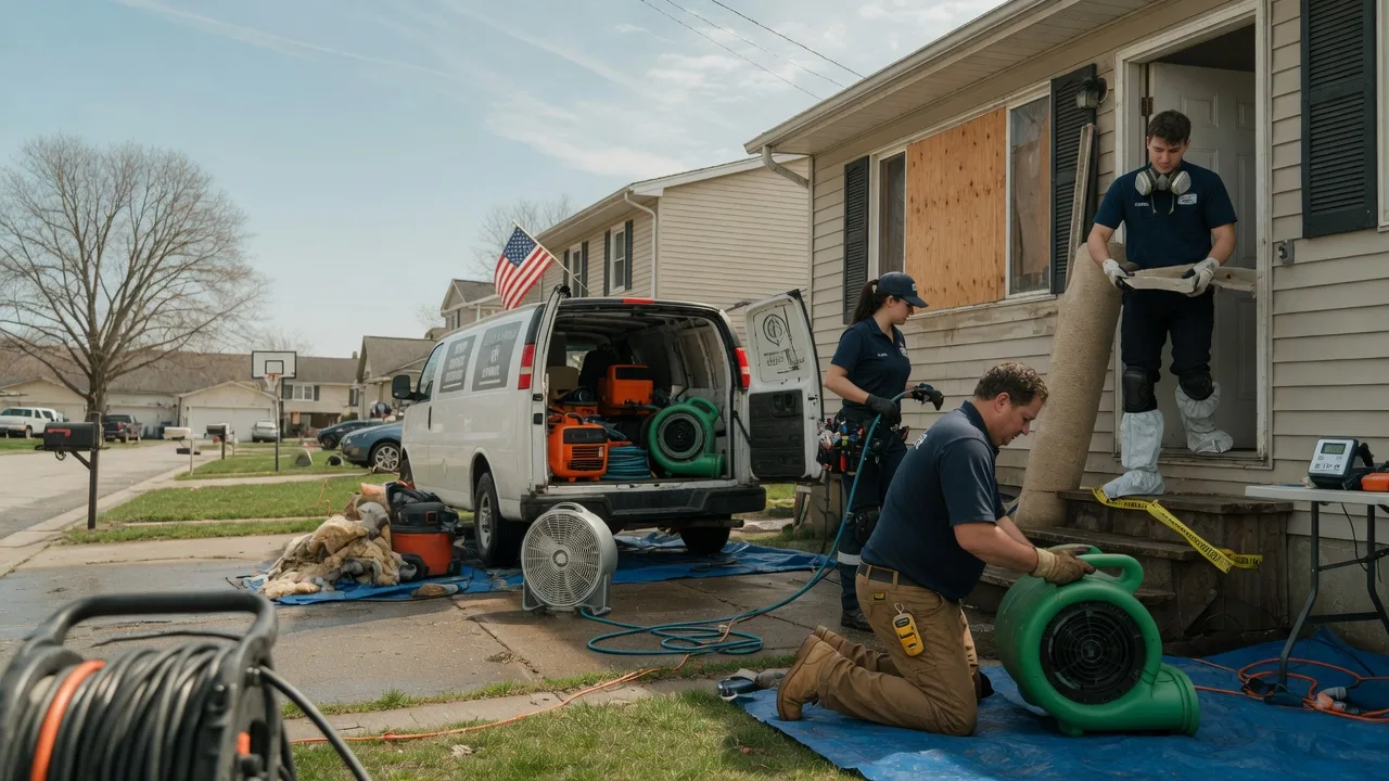 Water Damage Restoration in Colfax, WI near me
